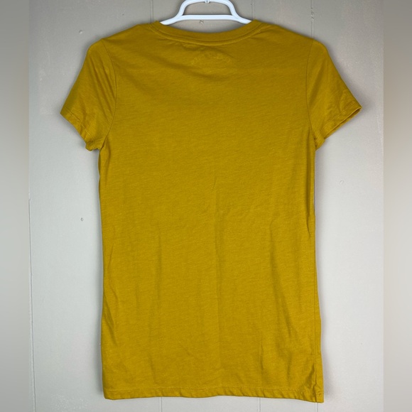 Aeropostale Yellow Classic Crew New York Graphic Tee Juniors Size Medium - Picture 4 of 4